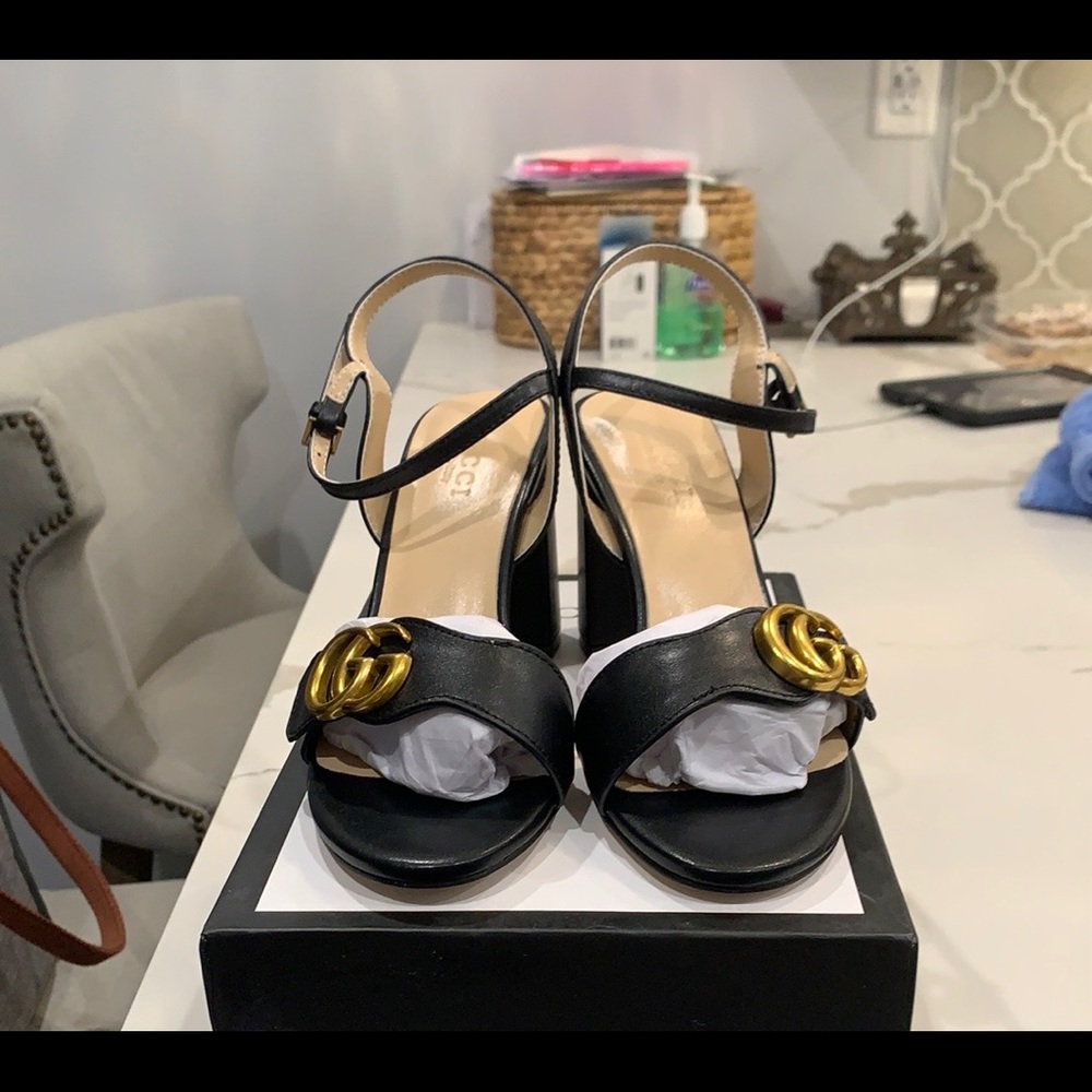 Guci block heel